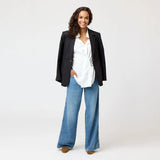 Kerri Rosenthal Jack Shirt, White-Kerri Rosenthal
