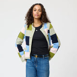 Kerri Rosenthal Beau-Lero Patchwork Cardigan, Multi-Kerri Rosenthal