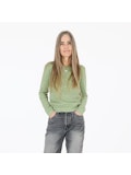KR Long Sleeve Rib Tee, Army-Kerri Rosenthal