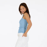 Kerri Rosenthal Heart Tank, French Blue-Kerri Rosenthal