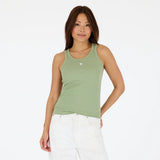 Kerri Rosenthal Heart Tank, Army Green-Kerri Rosenthal