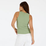 Kerri Rosenthal Heart Tank, Army Green-Kerri Rosenthal