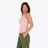 Kerri Rosenthal Heart Tank, Carnation Pink-Kerri Rosenthal