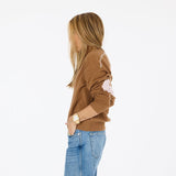 Kerri Rosenthal Deep V Neck Love Sweater, Sienna-Kerri Rosenthal