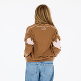 Kerri Rosenthal Deep V Neck Love Sweater, Sienna-Kerri Rosenthal