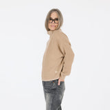 Kerri Rosenthal Marlow Cashmere Sweater, Camel-Kerri Rosenthal