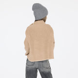 Kerri Rosenthal Marlow Cashmere Sweater, Camel-Kerri Rosenthal