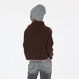 Kerri Rosenthal Marlow Cashmere Sweater, Cocoa-Kerri Rosenthal