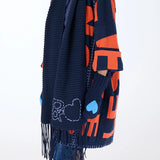 KR Patch Mittens, Indigo Blue-Kerri Rosenthal