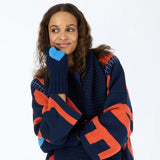 KR Patch Mittens, Indigo Blue-Kerri Rosenthal