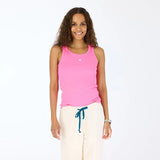 Kerri Rosenthal Heart Tank, Neon Pink-Kerri Rosenthal