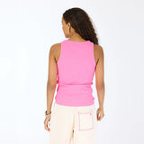 Kerri Rosenthal Heart Tank, Neon Pink-Kerri Rosenthal
