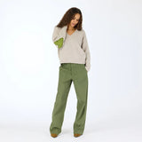 KR Frenchy Cashmere Sweater, Light Mushroom-Kerri Rosenthal