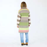 KR Shawl Collar Duster, Multi-Kerri Rosenthal