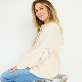 Kerri Troy Sweater, Canvas-Kerri Rosenthal