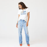 Kerri Rosenthal Suke US of Love Tee, White-Kerri Rosenthal
