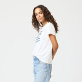 Kerri Rosenthal Suke US of Love Tee, White-Kerri Rosenthal