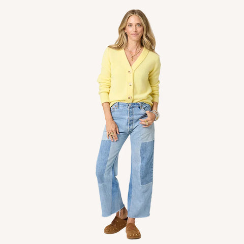KR Pretty Little Cardi, Lemon Tint-Kerri Rosenthal