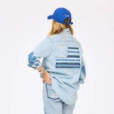 KR Mia U.S. Of Love Shirt, Light Wash-Kerri Rosenthal