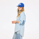 KR Mia U.S. Of Love Shirt, Light Wash-Kerri Rosenthal