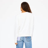 Ex-Boyfriend U.S. Of Love Sweatshirt, White-Kerri Rosenthal