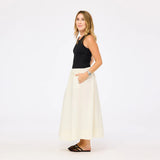 Two-Tone Tank Dress, Black-Cloud-Kerri Rosenthal