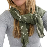 KR Cashmere Bandana, Dark Sage-Kerri Rosenthal