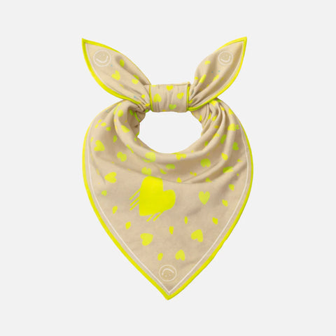 KR Drippy Heart Bandana, Canyon-Kerri Rosenthal
