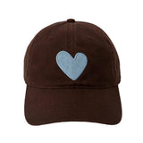 KR Imperfect Heart Hat, Coco/Chambray-Kerri Rosenthal