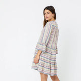 Kerri Rosenthal Charlie Dress, Stripe-Kerri Rosenthal