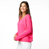 KR Camille Sweater, Pink-Kerri Rosenthal