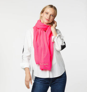 KR Cashmere Wrap, Pink-Kerri Rosenthal