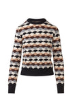 Highland Jacquard Crew, Black