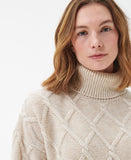 Perch Knitted Jumper, Oatmeal-Barbour