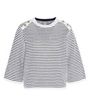 Macy Knitted Jumper, Antique Stripe-Barbour