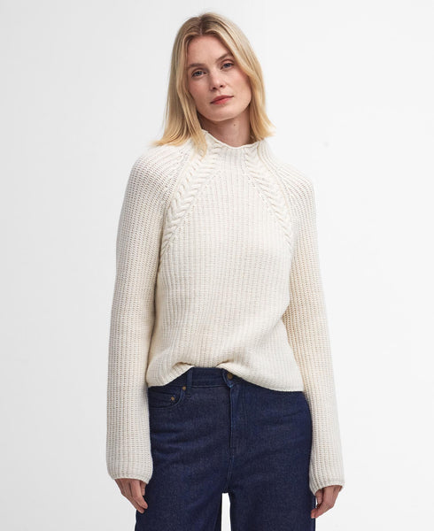 Barbour Rhonda Sweater, Cloud-Barbour