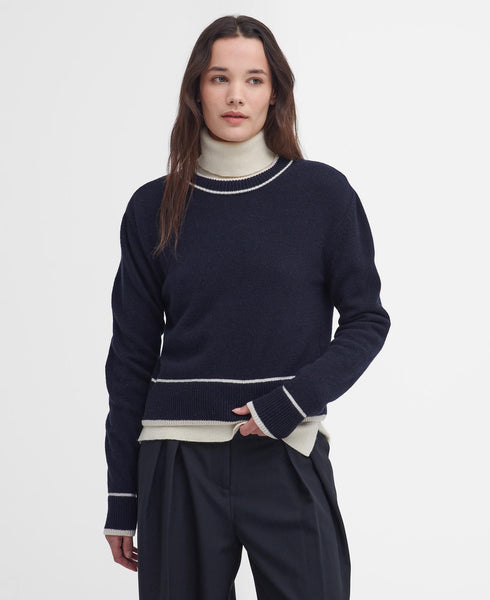 Barbour Rochelle Sweater, Navy-Barbour