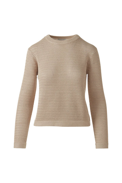 Openwork Crew, Straw-Kinross Cashmere