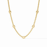 JV Laguna Delicate Station Necklace, Gold-Julie Vos
