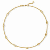 JV Laguna Delicate Station Necklace, Gold-Julie Vos