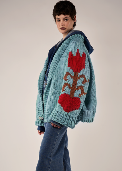 Swiss Flower Jacket, Mineral