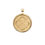 JW Original Pendant Coin Necklace, LOVE