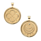 JW Original Pendant Coin Necklace, LOVE