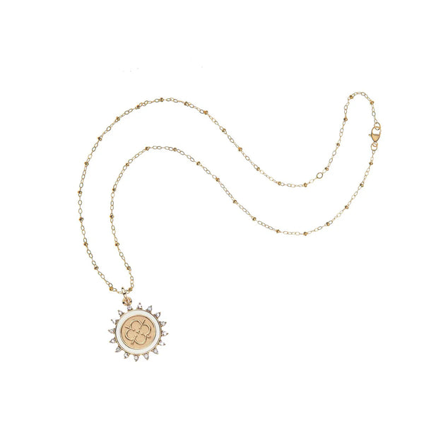 Petite Embellished Necklace, Love-Jane Win