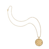 JW Original Pendant Coin Necklace, LOVE