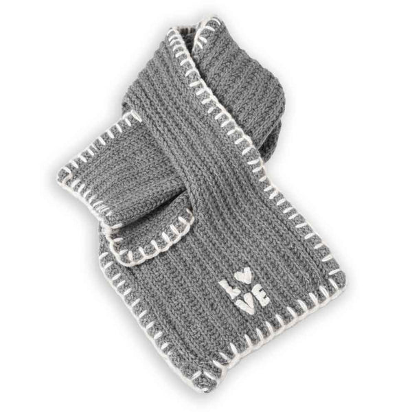 KR Loved Squared Loop Scarf, Smoke-Kerri Rosenthal