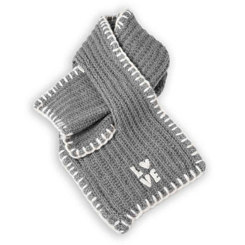 KR Loved Squared Loop Scarf, Smoke-Kerri Rosenthal