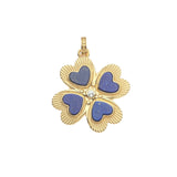 JW LUCKY in Love Clover Pendant, Lapis