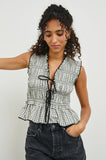 Rails Martine Top, Ivory Jet Gingham-Rails