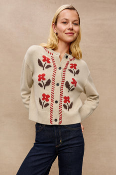 Rails Mavie Cardigan, Carmine Floral-Rails